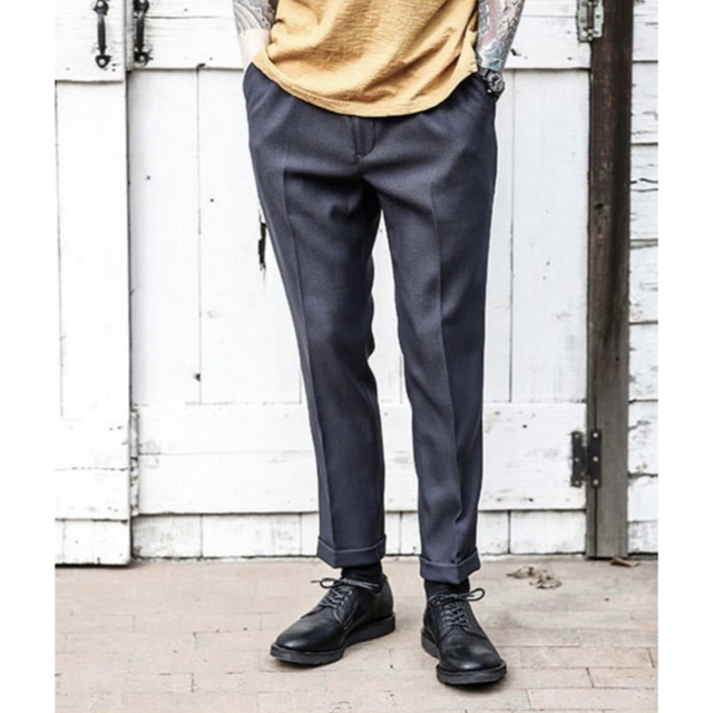 Mr.OLIVE(ミスターオリーブ)のミスターオリーブ RETORO POLYESTER TWILL  テーパード メンズのパンツ(スラックス)の商品写真