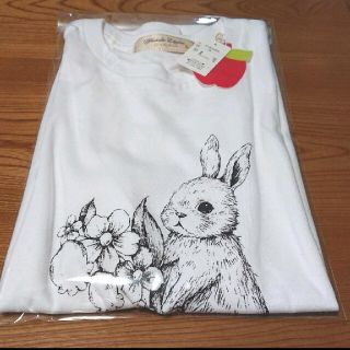 フランシュリッペ(franche lippee)のフランシュリッペ　おくりものTシャツ　うさぎ   未使用(Tシャツ(半袖/袖なし))