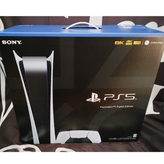 プレイステーション(PlayStation)の【送料込】PS5 デジタルエディション 新品 未開封【素手で触れてません】(家庭用ゲーム機本体)