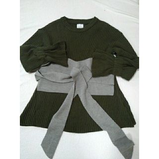 アメリヴィンテージ(Ameri VINTAGE)の専用 美品　AMERI vintage CORSET DOCKING KNIT (ニット/セーター)