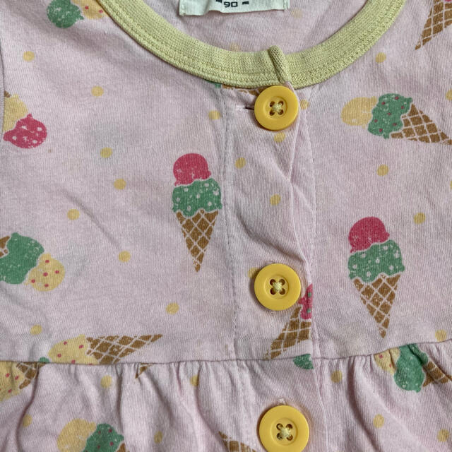 ampersand(アンパサンド)のampersand 女の子半袖パジャマ　サイズ90 キッズ/ベビー/マタニティのキッズ服女の子用(90cm~)(パジャマ)の商品写真