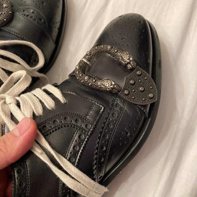 Gucci(グッチ)の美品 GUCCI 18AW queercore brogue monkshoes メンズの靴/シューズ(ドレス/ビジネス)の商品写真