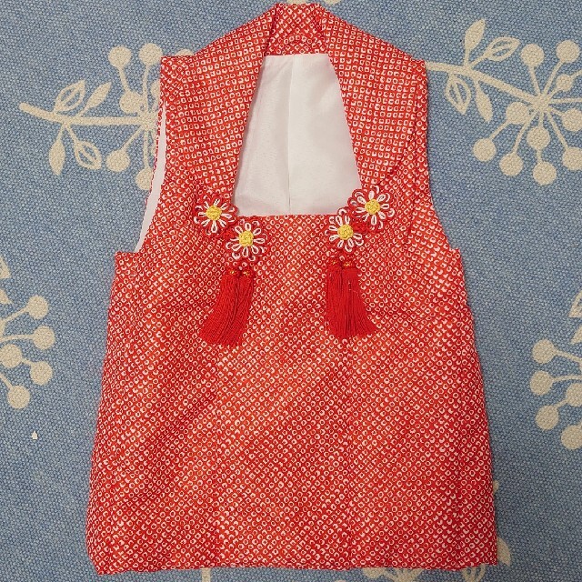 七五三　疋田柄　被布 キッズ/ベビー/マタニティのキッズ服女の子用(90cm~)(和服/着物)の商品写真