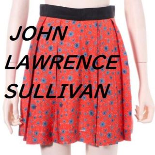 ジョンローレンスサリバン(JOHN LAWRENCE SULLIVAN)の【未使用・W６４】ジョンローレンスサリバン シルク スカート(ひざ丈スカート)