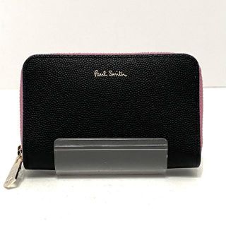 ポールスミス(Paul Smith)のポールスミス美品  - 黒×ピンク×パープル(コインケース)