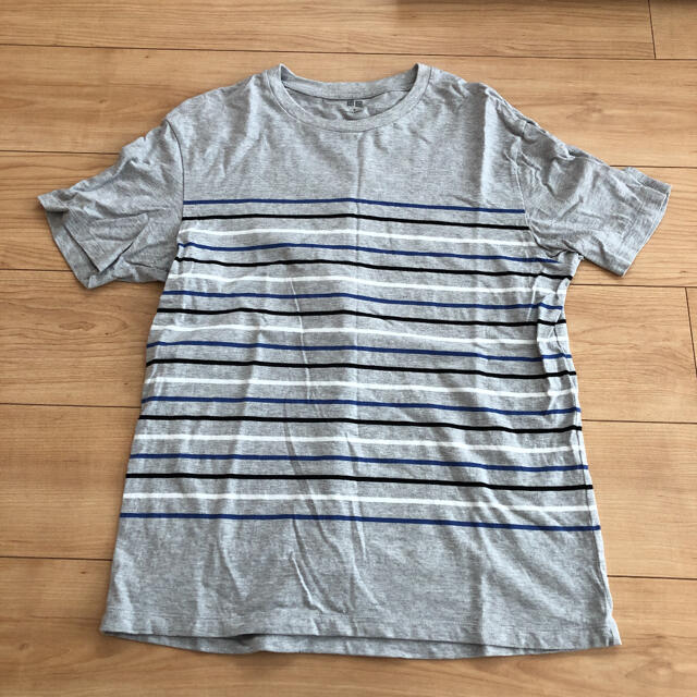 UNIQLO(ユニクロ)のユニクロ　ボーダー Tシャツ　メンズ　M メンズのトップス(Tシャツ/カットソー(半袖/袖なし))の商品写真