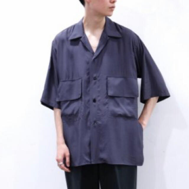 YOKE 21SS HALF SLEEVES BIG FLAP SHIRT