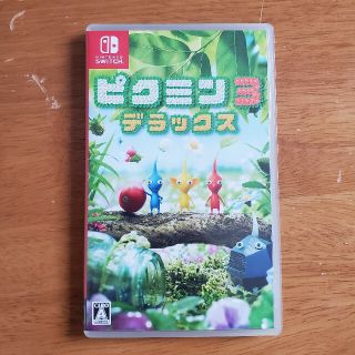 ニンテンドースイッチ(Nintendo Switch)のNintendo switch ソフト♪中古♪ピクミン３デラックス♪(家庭用ゲームソフト)