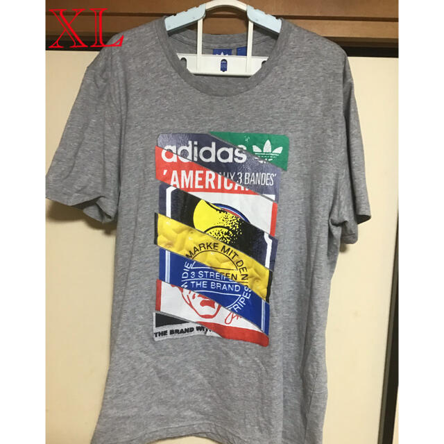 adidas(アディダス)の【希少 XL!】adidas Tシャツ　状態良好 メンズのトップス(Tシャツ/カットソー(半袖/袖なし))の商品写真