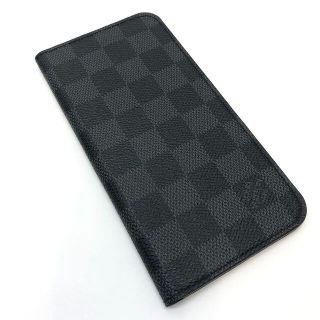 ルイヴィトン(LOUIS VUITTON)のルイヴィトン N61245 フォリオ iPhone6plus ダミエ ブラック(iPhoneケース)