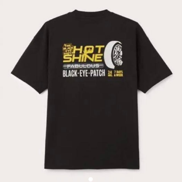 H&M(エイチアンドエム)のMサイズ　BlackEyePatch   H&M 　コラボTシャツ メンズのトップス(Tシャツ/カットソー(半袖/袖なし))の商品写真