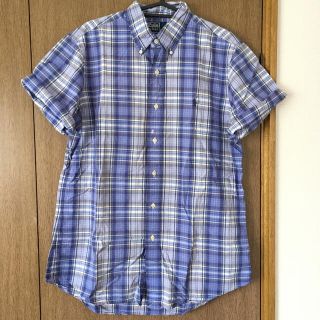 ポロラルフローレン(POLO RALPH LAUREN)のポロ ラルフローレン/チェック柄 ワンポイント刺繍 半袖シャツ 古着(シャツ/ブラウス(半袖/袖なし))