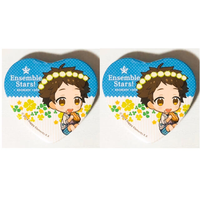 新品★あんスタ★Ra*bits【天満光】アニカフェ★ハート型缶バッジ★2点セット | フリマアプリ ラクマ