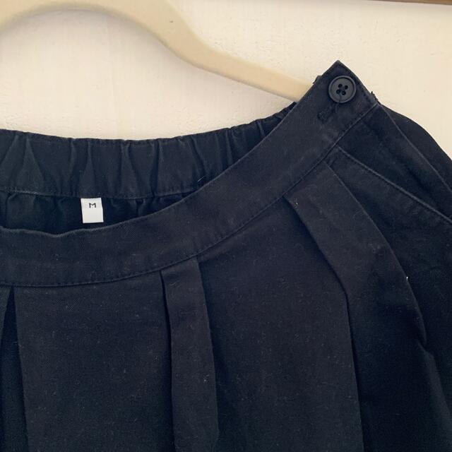 MUJI (無印良品)(ムジルシリョウヒン)の無印良品　バルーンスカート　黒 レディースのスカート(ロングスカート)の商品写真