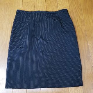 事務服スカート/ビジネス/オフィス/ウエスト76㎝/滑り止めテープ付き(ひざ丈スカート)