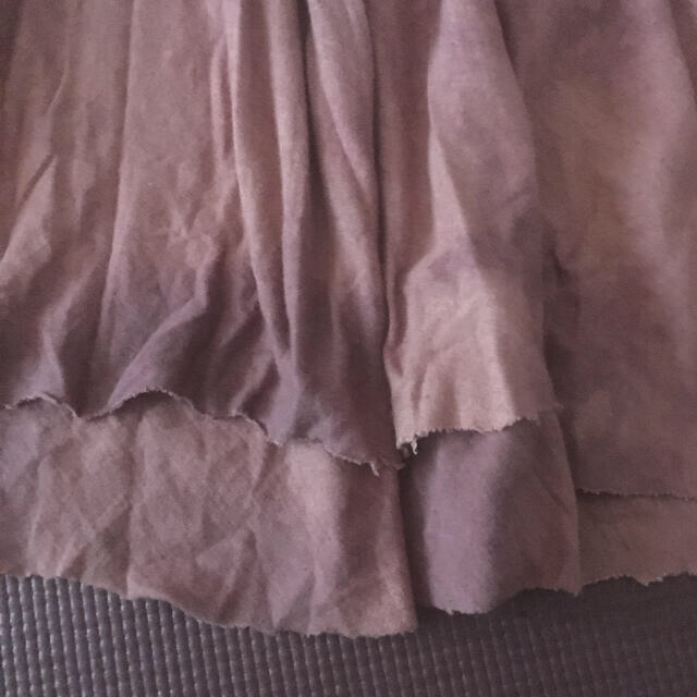 【週末お値下げ⭐︎】asana ヘンプコットン 薄手 ロング フレアー スカート レディースのスカート(ロングスカート)の商品写真