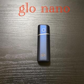 グロー(glo)のG2287番 glo nano 純正 本体  ネイビー　紺(タバコグッズ)