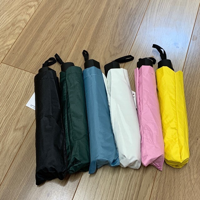 折りたたみ傘 晴雨兼用 三つ折り傘 UV施工 UVカット 持ち運び便利 日傘 レディースのファッション小物(傘)の商品写真