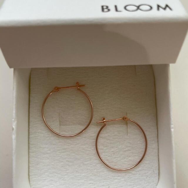 bloom K10ピンクゴールドフープピアス | フリマアプリ ラクマ