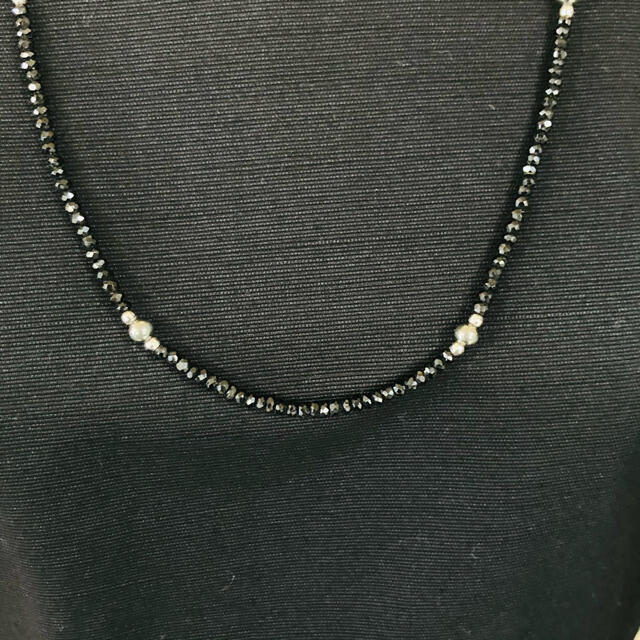 訳あり K18WG スピネル ロングネックレス