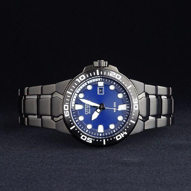 展示品・即納】シチズン 高級 メンズ腕時計 ブルーダイヤル 青 200M防水-