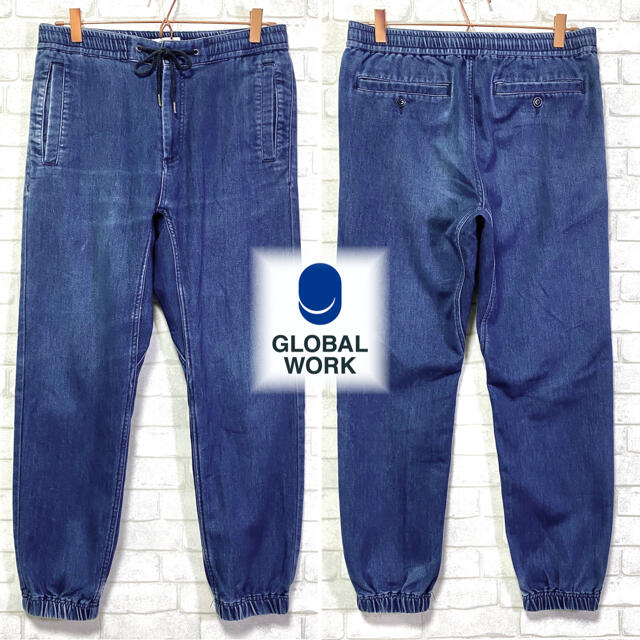 GLOBALWORK　デニムパンツ　110　ブラック　ストレッチ