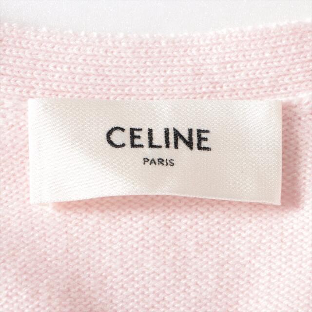 celine(セリーヌ)のセリーヌ トリオンフ カシミヤ S ピンク レディース カーディガン レディースのトップス(カーディガン)の商品写真