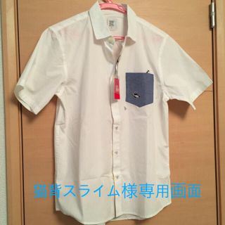 グラニフ(Design Tshirts Store graniph)のグラニフ　デニムポケット　ペンギン柄　ユニセックス　シャツ　M(シャツ)