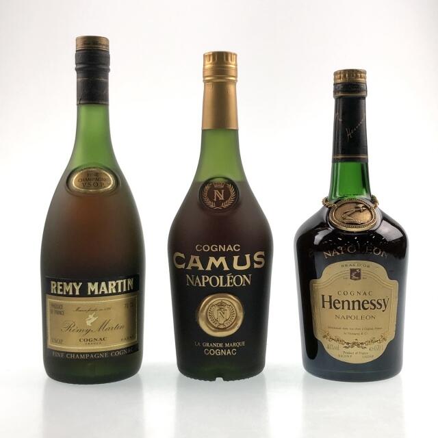 3本 REMY MARTIN CAMUS Hennessy コニャック