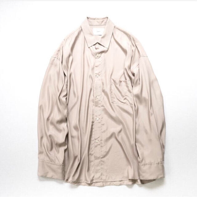 (新品)stein Oversized Down Pat Cupro Shirt