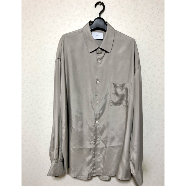 (新品)stein Oversized Down Pat Cupro Shirt 1