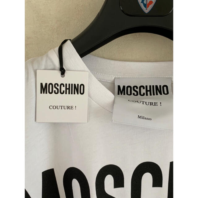 レディース  モスキーノ Moschino オーバーサイズ ロゴ Tシャツ