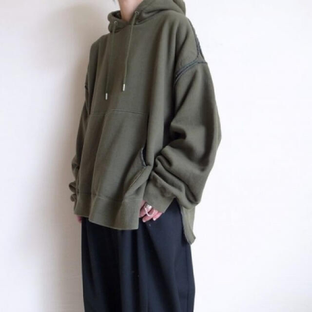 SALE得価】 最終値下げ 19aw yoke PIPING WIDE PARKA・OLIVEの通販 by ...