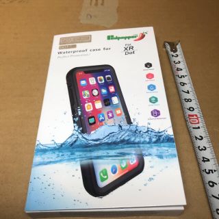 レッドペッパー(REDPEPPER)のレッドペッパー　iPhone XR Dot 防水ケース　ウォータープルーフ　水色(iPhoneケース)