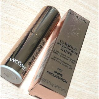 ランコム(LANCOME)の【ランコム】ラプソリュ　マドモワゼル  シャイン　168 透けチェリー(口紅)