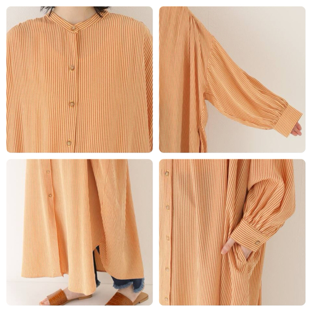 JOURNAL STANDARD(ジャーナルスタンダード)の美品 relume OR/オーアールDRAPE DRESS ワンピース レディースのワンピース(ロングワンピース/マキシワンピース)の商品写真