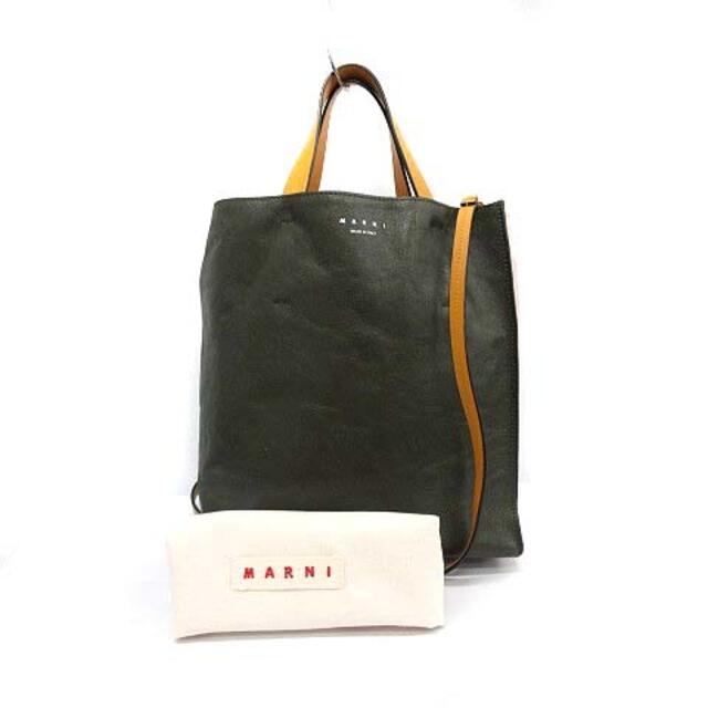Marni(マルニ)のマルニ 20SS ミュゼオ ソフト トートバッグ ハンド ショルダー カーキ レディースのバッグ(その他)の商品写真