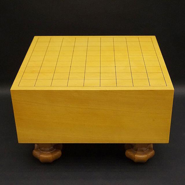 将棋盤 天然木 木製 駒台 高級品 将棋セット 厚み15cm 古美術品 エンタメ/ホビーのテーブルゲーム/ホビー(囲碁/将棋)の商品写真