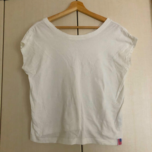 白　Tシャツ　2way  CIAOPANIC  レディースのトップス(Tシャツ(半袖/袖なし))の商品写真