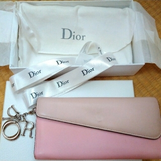 クリスチャンディオール(Christian Dior)のChristian Dior クリスチャンディオール 長財布 ピンク(長財布)