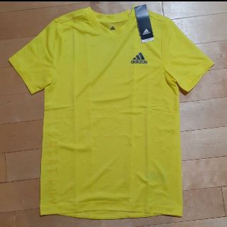 アディダス(adidas)の新品 アディダス ジュニア 半袖 Tシャツ HEAT.RDY イエロー  160(Tシャツ/カットソー)