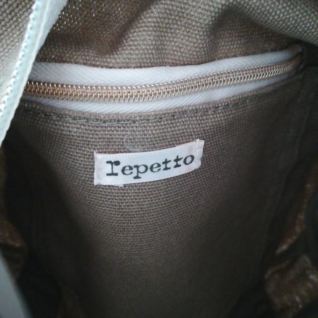 repetto(レペット)のrepetto(レペット) - ブラウン キャンバス レディースのバッグ(ハンドバッグ)の商品写真
