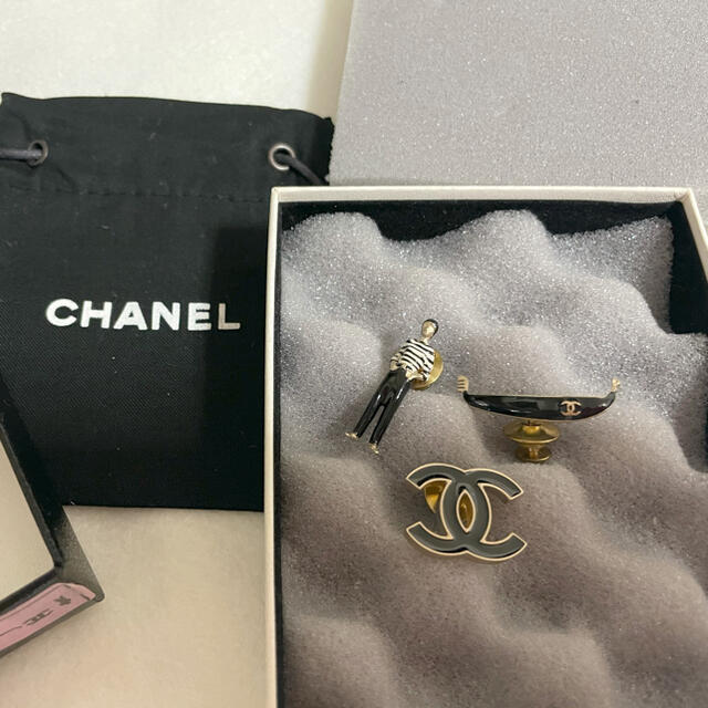 CHANEL シャネル ビジューブローチ 3点セット ココ シャネル 【 新品