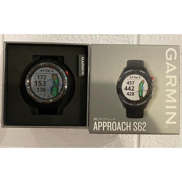 新品　ガーミン☆S62 GARMIN Approach ブラック！柄ブラック