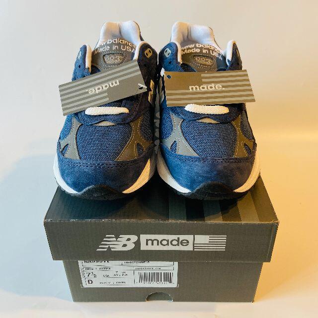 New Balance - 【新品未使用】☆US7.5・25.5cm☆ニューバランス 993 青 メンズ