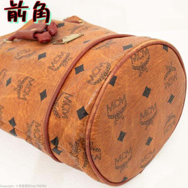MCM:巾着型斜め掛けミニバッグ/ヴィセトス コーテッドキャンバス MCM:巾着型斜め掛けミニバッグ/ヴィセトス コーテッドキャンバス