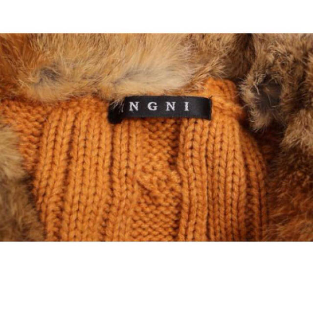 INGNI(イング)のINGNI ニットジャケット 中綿コート レディースのトップス(ニット/セーター)の商品写真