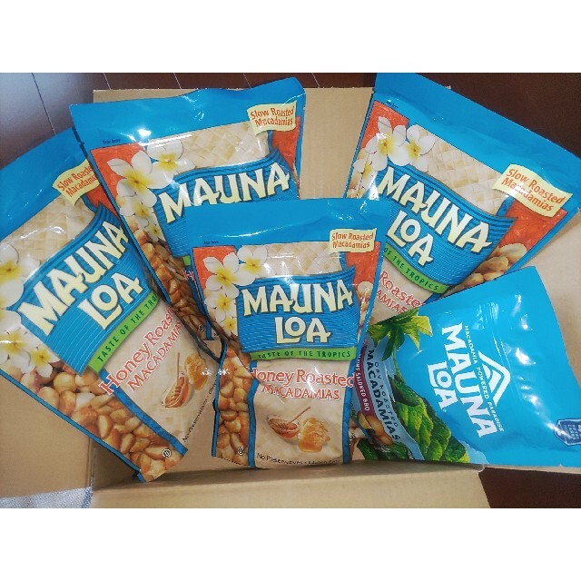 マウナロアMAUNA LOA マカダミアナッツ5袋 税込新品 食品/飲料/酒