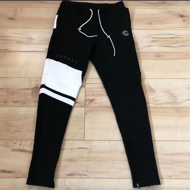 試着のみ　CRONOS クロノス　Mode Sweat Pants-BLACK