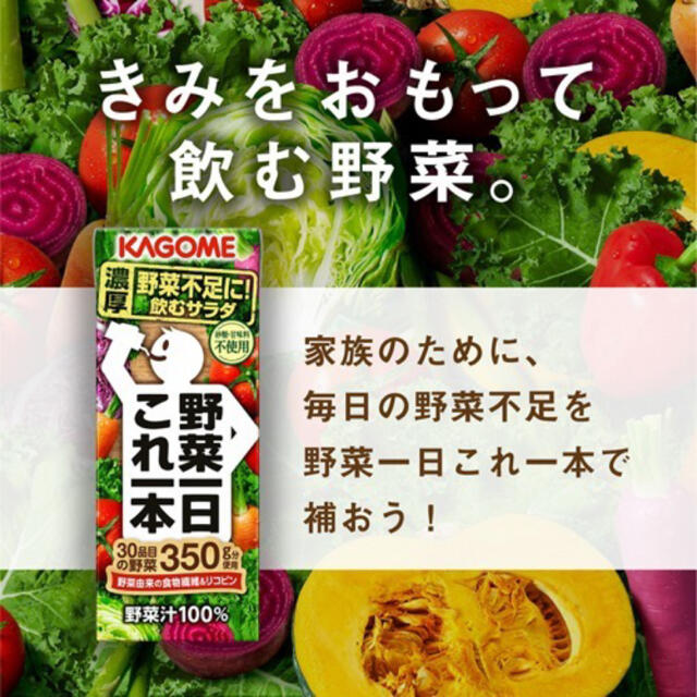 KAGOME(カゴメ)のカゴメ 野菜一日これ一本 食品/飲料/酒の飲料(その他)の商品写真